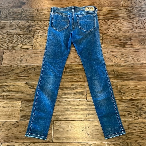 Diesel Skinzee Super Slim Skinny Regular Waist Size 27 - Picture 2 of 16